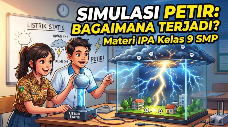 Proses Terjadinya Petir (Listrik Statis)